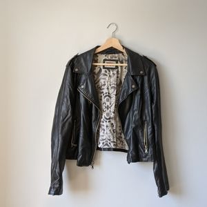 Levi's Biker Black Leather Jacket - L